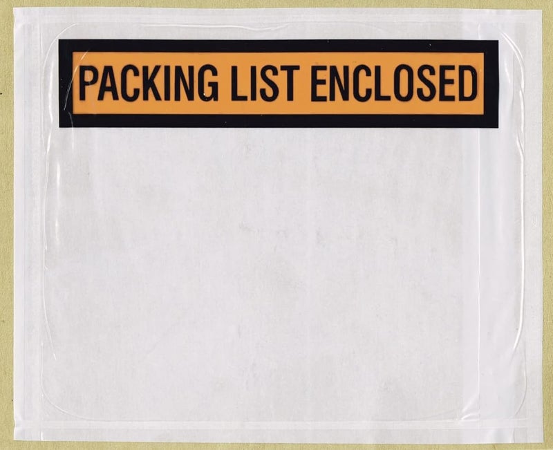 FEILONG PACKAGING 1000 Pcs Packing List Envelopes Pouches 4.5”x 5.5”,Packing Envelopes for Shipping Mailing Pouch Enclosed Bags with Packing Slips Invoice Label - Image 5